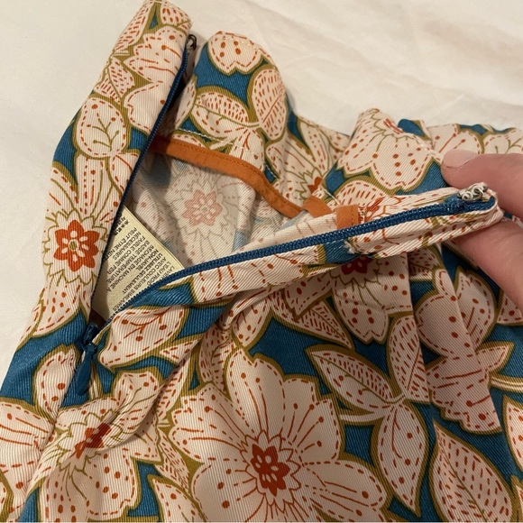 Anthropologie Georgine Skirted Floral High Waist Shorts - Picture 4 of 8